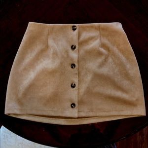 Wild Fable Suede Skirt